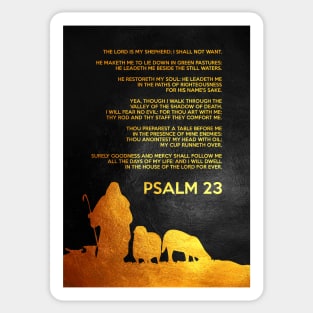 Psalm 23 Bible Verse Wall Art Sticker